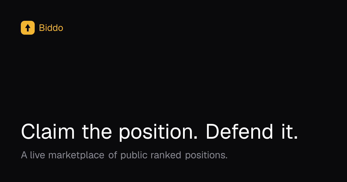I wanted to make rankings feel less static, so I built this little sideproject